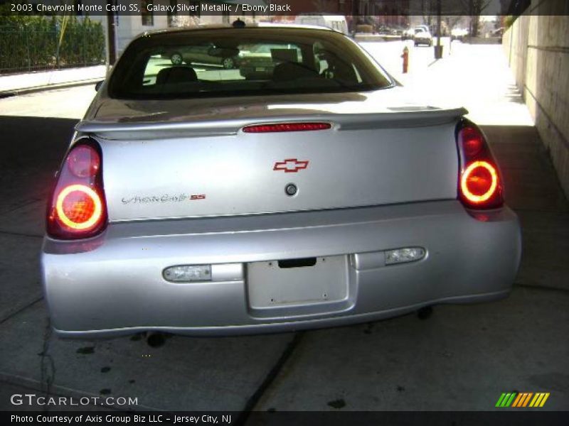 Galaxy Silver Metallic / Ebony Black 2003 Chevrolet Monte Carlo SS