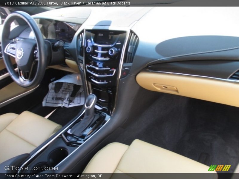 Black Raven / Caramel/Jet Black Accents 2013 Cadillac ATS 2.0L Turbo