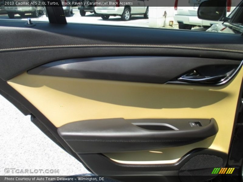 Black Raven / Caramel/Jet Black Accents 2013 Cadillac ATS 2.0L Turbo