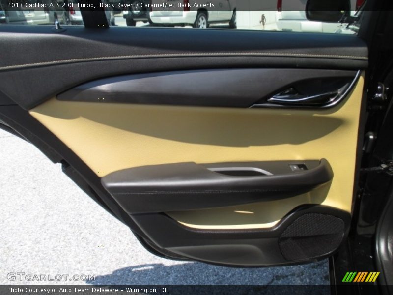 Black Raven / Caramel/Jet Black Accents 2013 Cadillac ATS 2.0L Turbo