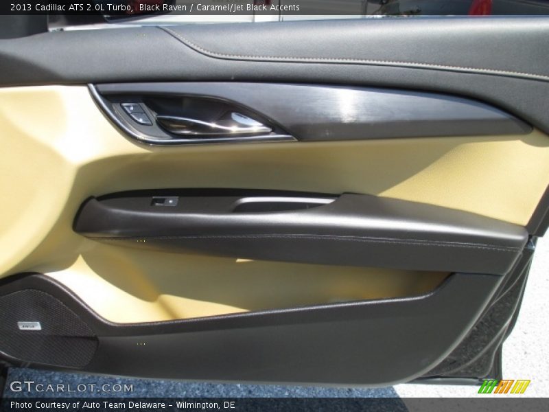 Black Raven / Caramel/Jet Black Accents 2013 Cadillac ATS 2.0L Turbo