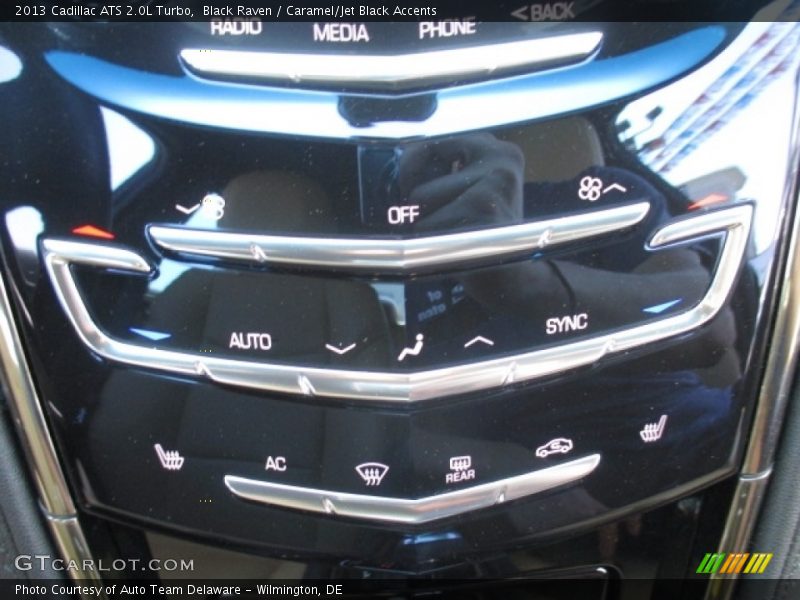 Black Raven / Caramel/Jet Black Accents 2013 Cadillac ATS 2.0L Turbo