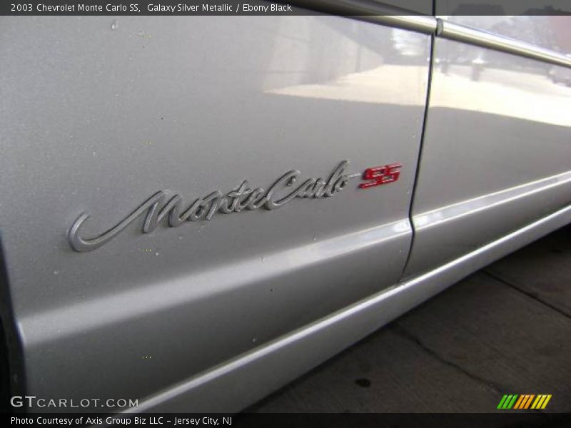 Galaxy Silver Metallic / Ebony Black 2003 Chevrolet Monte Carlo SS