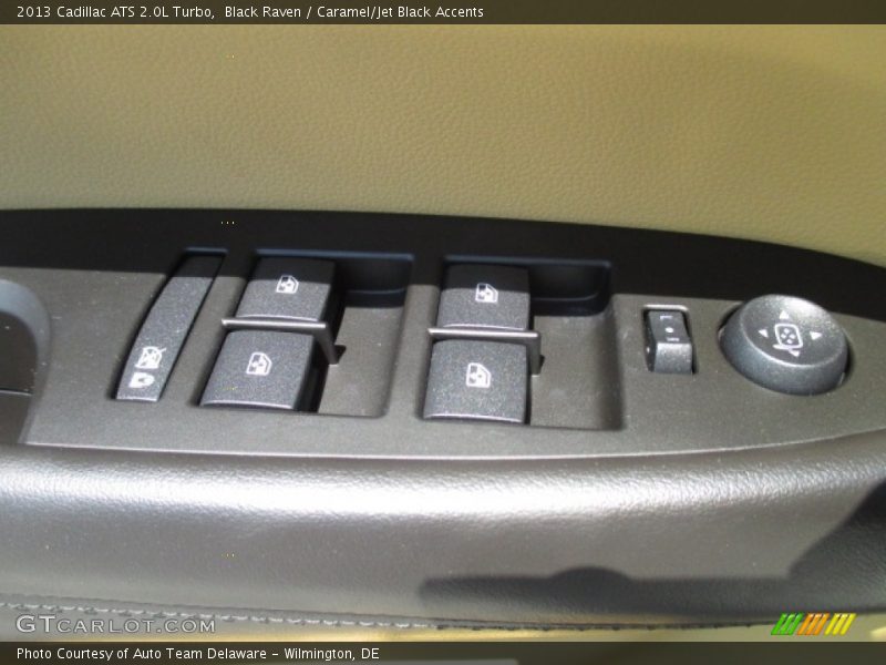Black Raven / Caramel/Jet Black Accents 2013 Cadillac ATS 2.0L Turbo