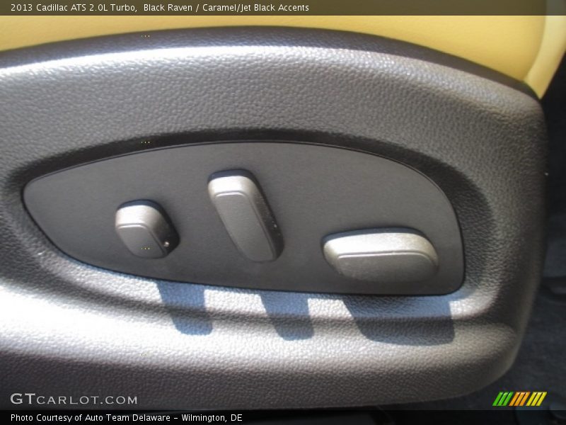 Black Raven / Caramel/Jet Black Accents 2013 Cadillac ATS 2.0L Turbo
