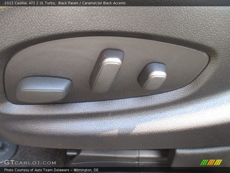 Black Raven / Caramel/Jet Black Accents 2013 Cadillac ATS 2.0L Turbo