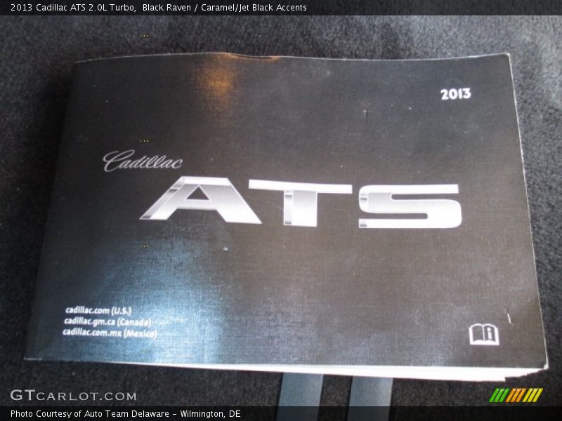 Black Raven / Caramel/Jet Black Accents 2013 Cadillac ATS 2.0L Turbo