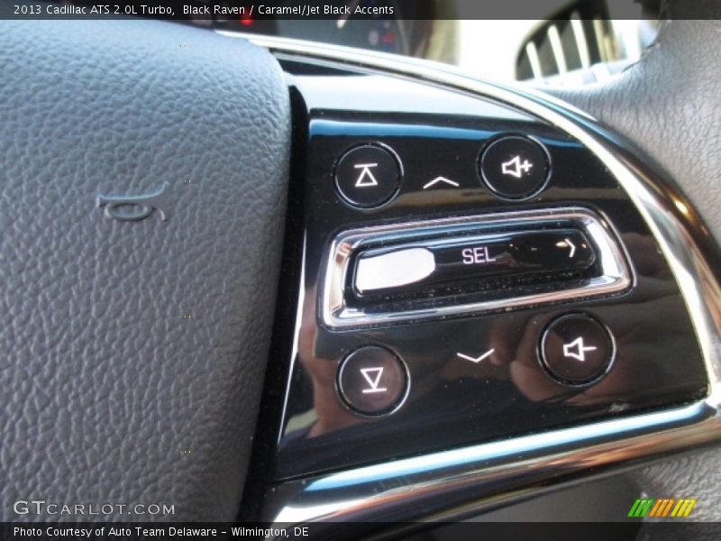 Black Raven / Caramel/Jet Black Accents 2013 Cadillac ATS 2.0L Turbo