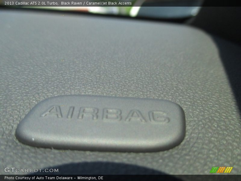 Black Raven / Caramel/Jet Black Accents 2013 Cadillac ATS 2.0L Turbo