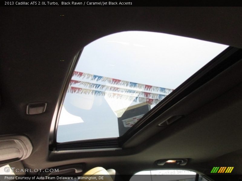 Black Raven / Caramel/Jet Black Accents 2013 Cadillac ATS 2.0L Turbo