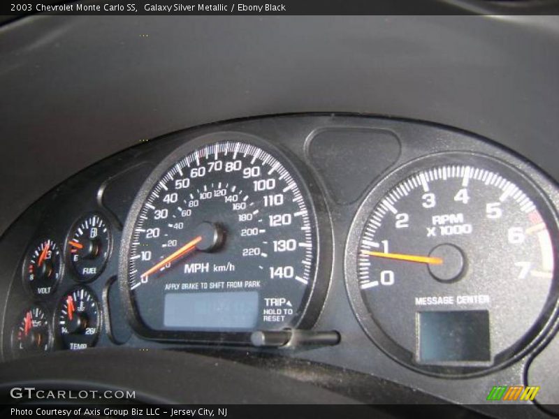 Galaxy Silver Metallic / Ebony Black 2003 Chevrolet Monte Carlo SS