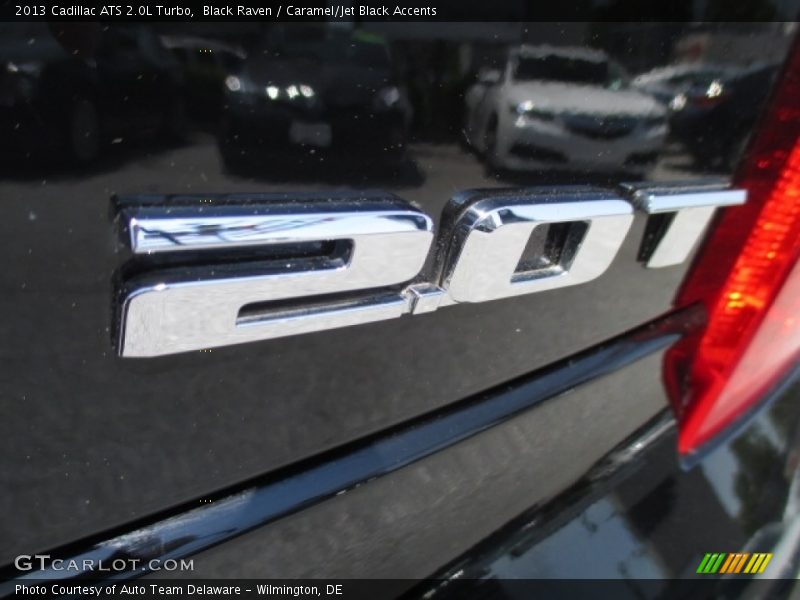 Black Raven / Caramel/Jet Black Accents 2013 Cadillac ATS 2.0L Turbo