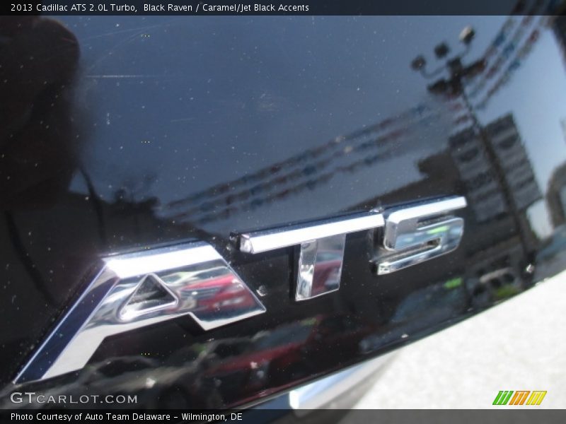 Black Raven / Caramel/Jet Black Accents 2013 Cadillac ATS 2.0L Turbo