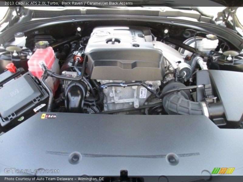 Black Raven / Caramel/Jet Black Accents 2013 Cadillac ATS 2.0L Turbo
