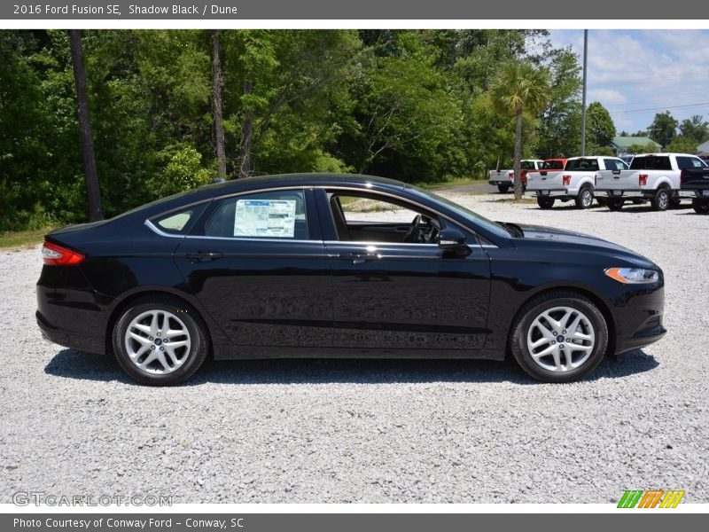 Shadow Black / Dune 2016 Ford Fusion SE