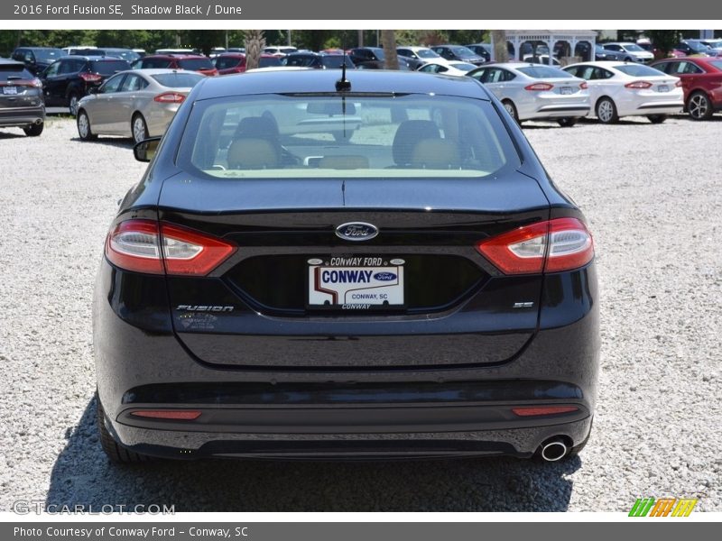 Shadow Black / Dune 2016 Ford Fusion SE