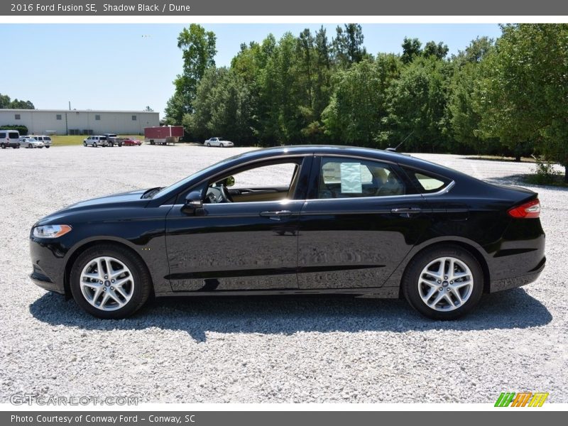Shadow Black / Dune 2016 Ford Fusion SE