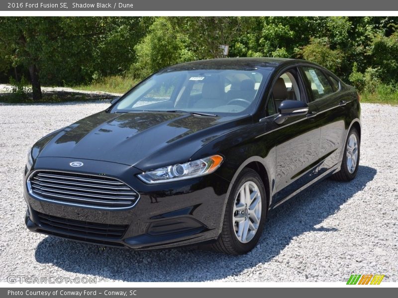 Shadow Black / Dune 2016 Ford Fusion SE
