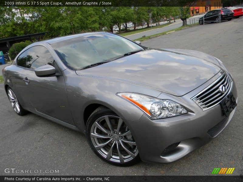 Amethyst Graphite / Stone 2009 Infiniti G 37 S Sport Coupe
