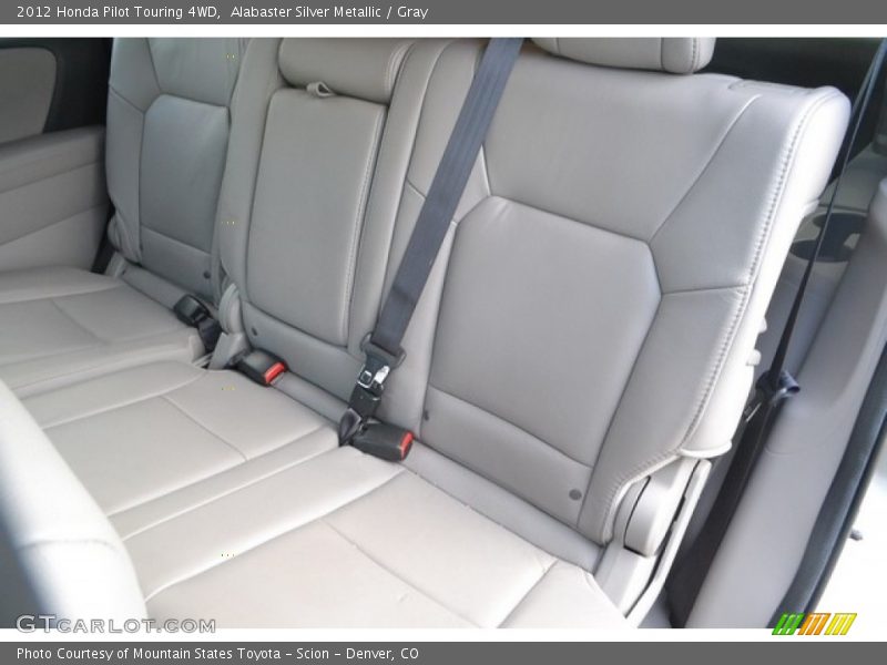 Alabaster Silver Metallic / Gray 2012 Honda Pilot Touring 4WD