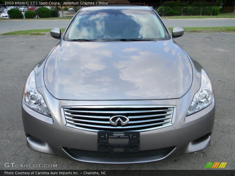 Amethyst Graphite / Stone 2009 Infiniti G 37 S Sport Coupe