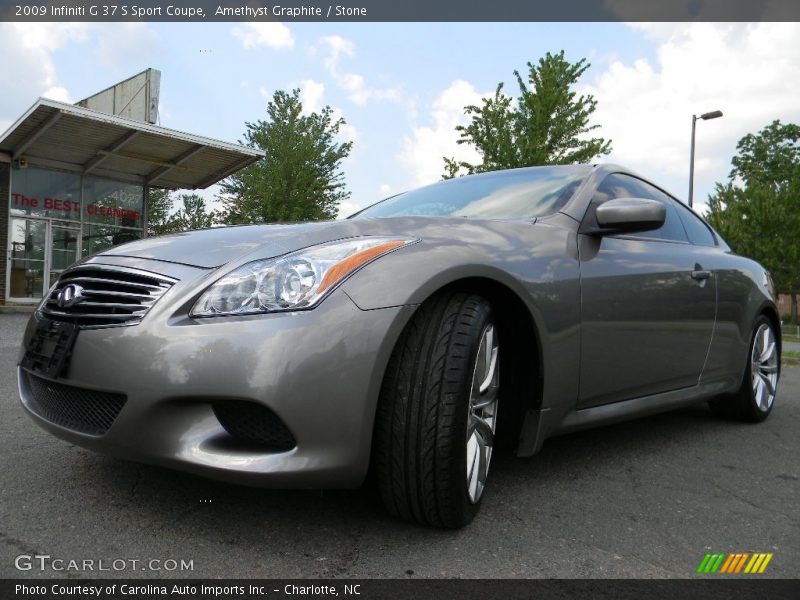 Amethyst Graphite / Stone 2009 Infiniti G 37 S Sport Coupe