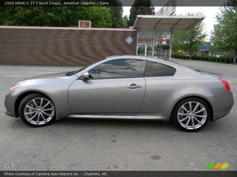 Amethyst Graphite / Stone 2009 Infiniti G 37 S Sport Coupe