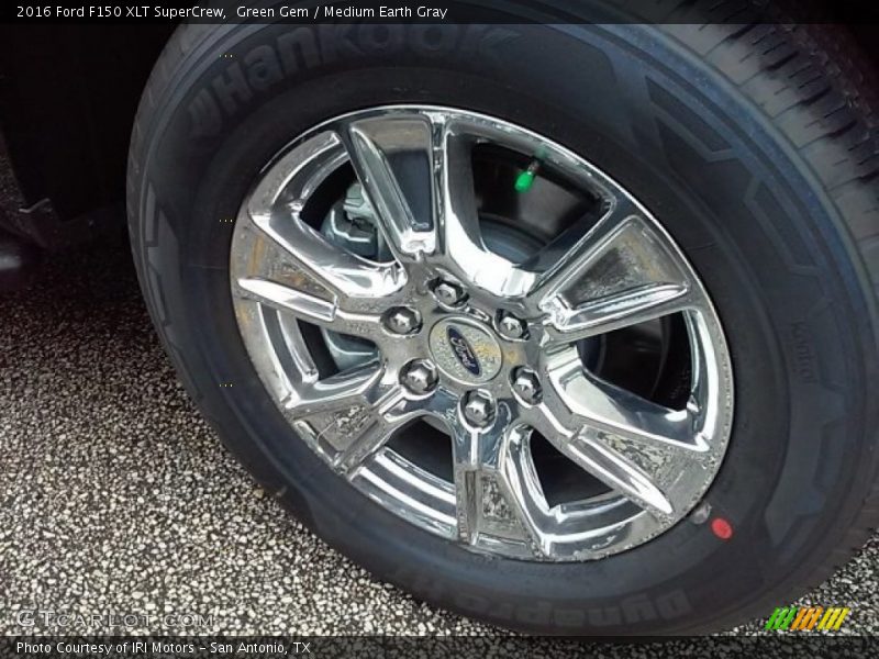 Green Gem / Medium Earth Gray 2016 Ford F150 XLT SuperCrew