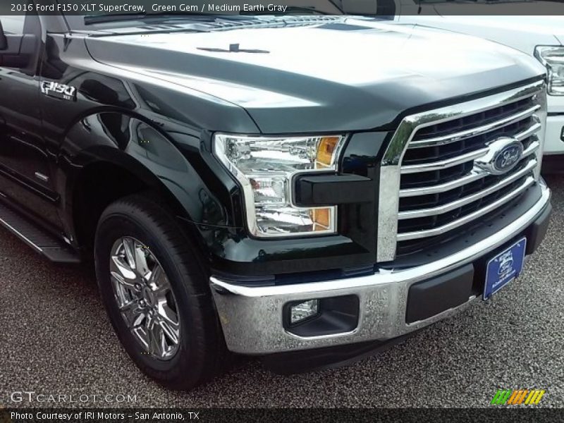 Green Gem / Medium Earth Gray 2016 Ford F150 XLT SuperCrew