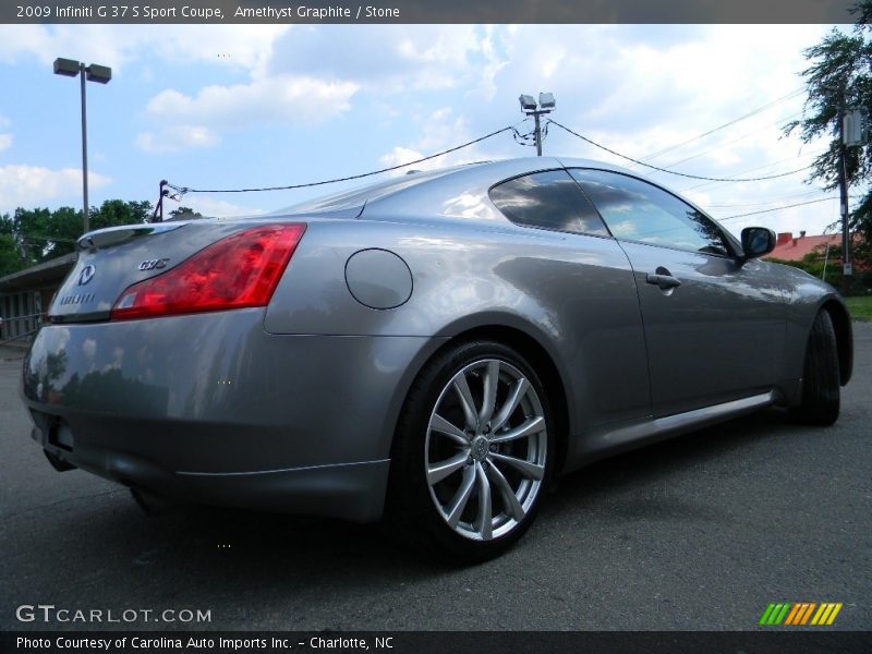 Amethyst Graphite / Stone 2009 Infiniti G 37 S Sport Coupe