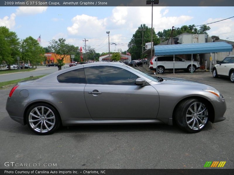 Amethyst Graphite / Stone 2009 Infiniti G 37 S Sport Coupe