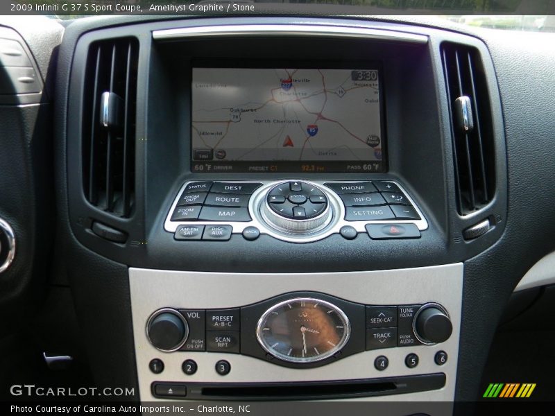 Amethyst Graphite / Stone 2009 Infiniti G 37 S Sport Coupe