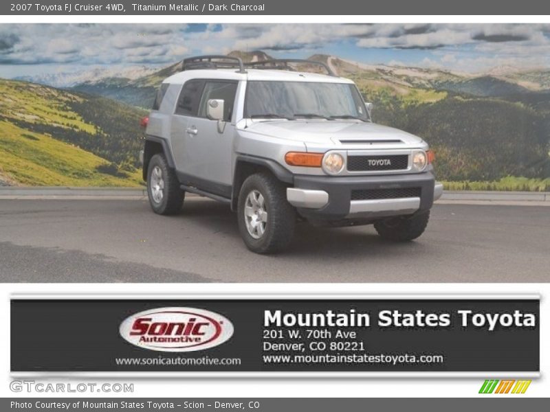 Titanium Metallic / Dark Charcoal 2007 Toyota FJ Cruiser 4WD