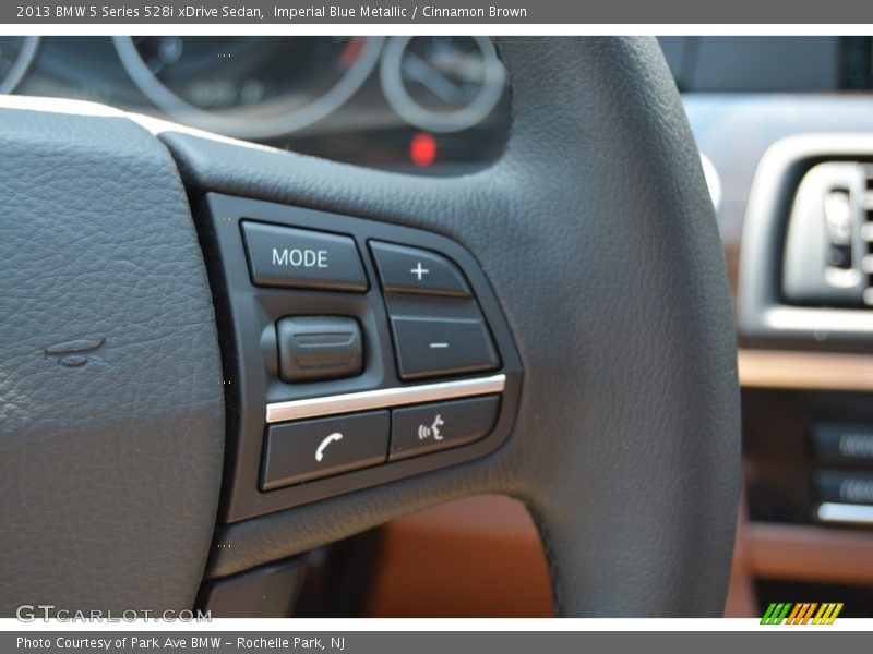 Imperial Blue Metallic / Cinnamon Brown 2013 BMW 5 Series 528i xDrive Sedan