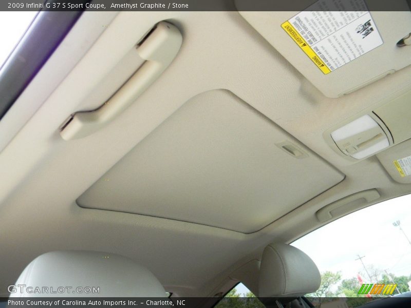 Amethyst Graphite / Stone 2009 Infiniti G 37 S Sport Coupe