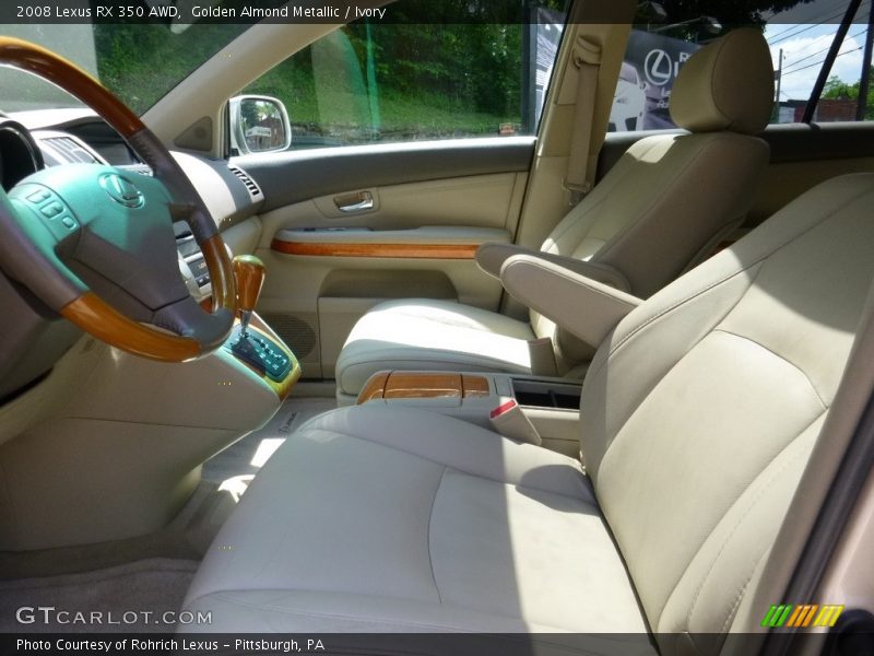 Golden Almond Metallic / Ivory 2008 Lexus RX 350 AWD
