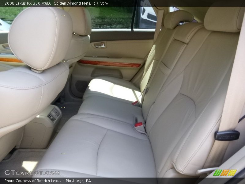 Golden Almond Metallic / Ivory 2008 Lexus RX 350 AWD
