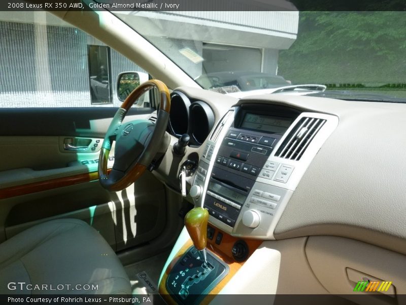 Golden Almond Metallic / Ivory 2008 Lexus RX 350 AWD