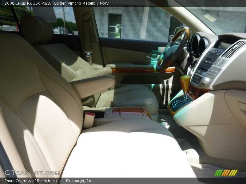 Golden Almond Metallic / Ivory 2008 Lexus RX 350 AWD