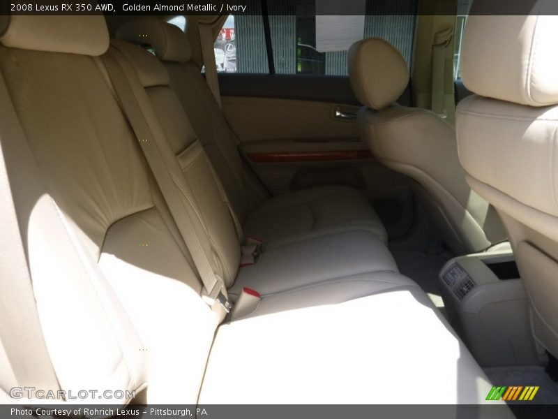 Golden Almond Metallic / Ivory 2008 Lexus RX 350 AWD
