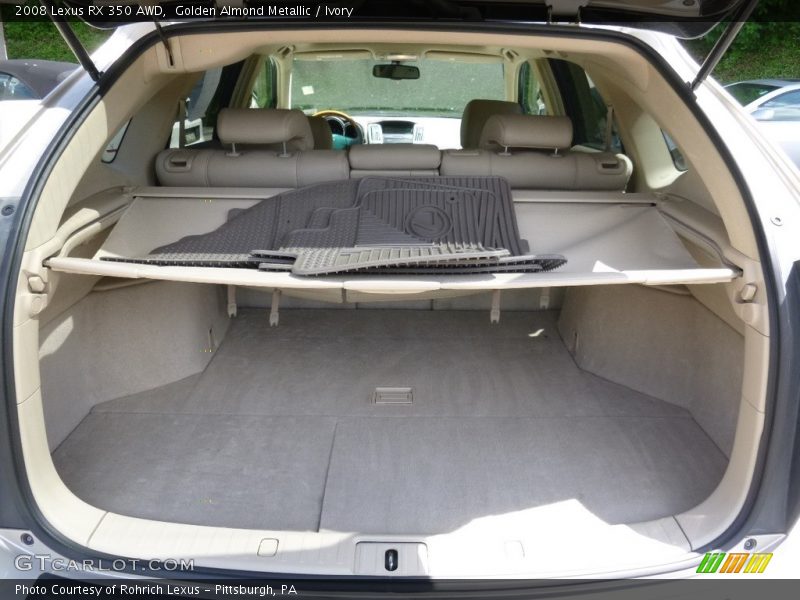 Golden Almond Metallic / Ivory 2008 Lexus RX 350 AWD