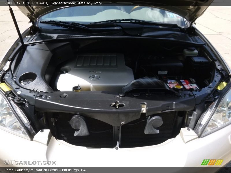 Golden Almond Metallic / Ivory 2008 Lexus RX 350 AWD