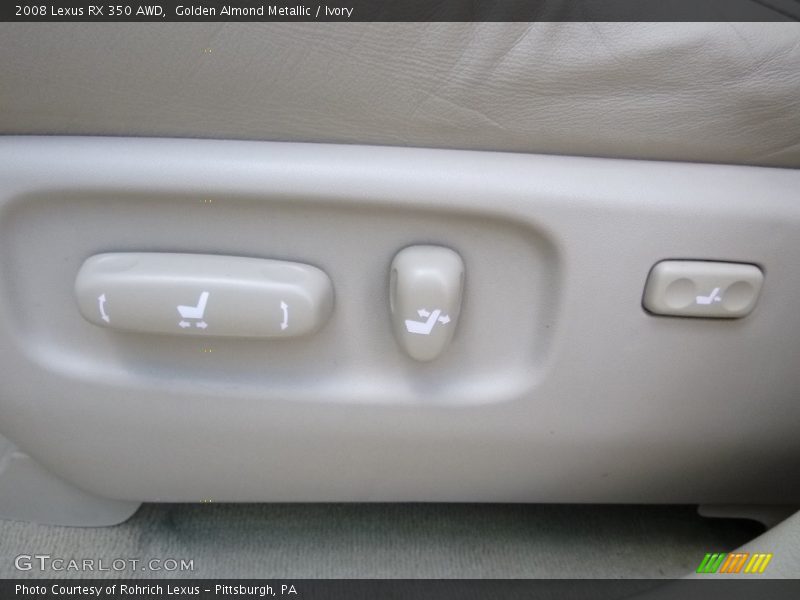 Golden Almond Metallic / Ivory 2008 Lexus RX 350 AWD