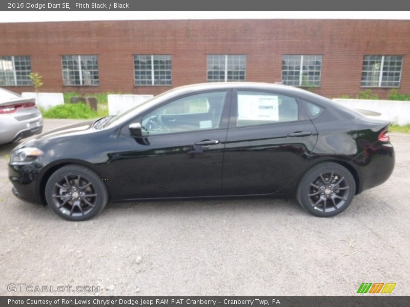 Pitch Black / Black 2016 Dodge Dart SE