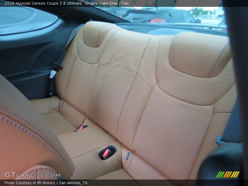 Rear Seat of 2016 Genesis Coupe 3.8 Ultimate