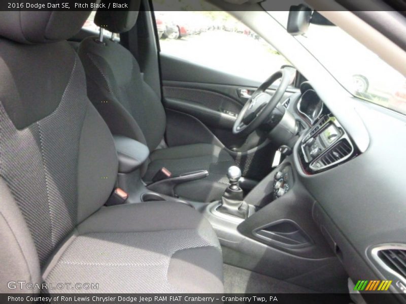 Pitch Black / Black 2016 Dodge Dart SE