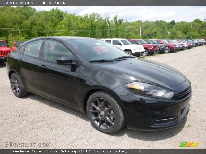 Pitch Black / Black 2016 Dodge Dart SE