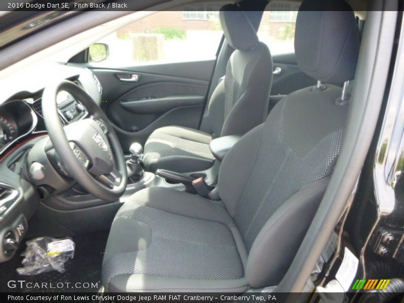 Pitch Black / Black 2016 Dodge Dart SE