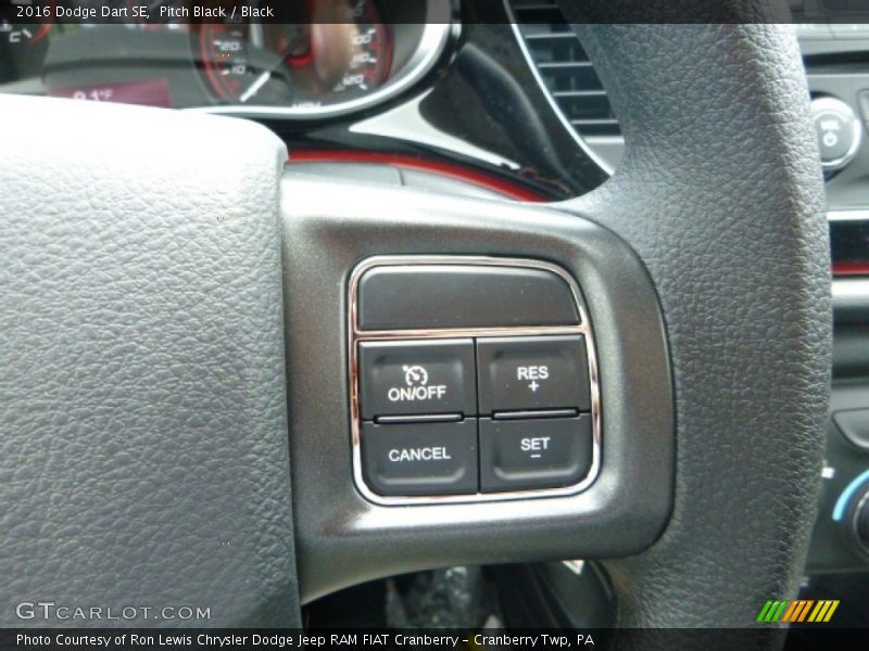 Pitch Black / Black 2016 Dodge Dart SE