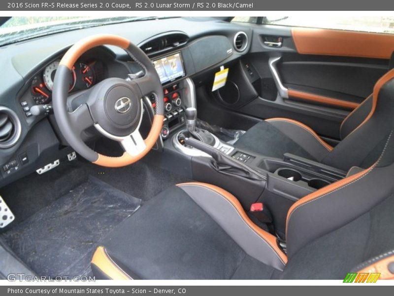RS 2.0 Black/Camel Interior - 2016 FR-S Release Series 2.0 Coupe 